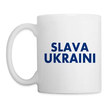 Slava ukraini - Tasse - Weiß - Links