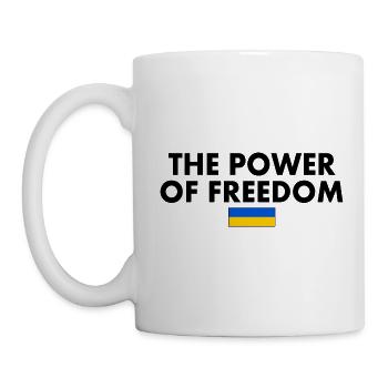 The power of freedom - Mug - white - Left