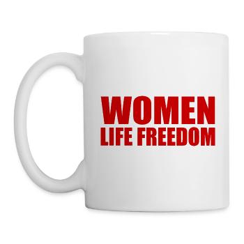 Women life freedom - Mug - white - Left