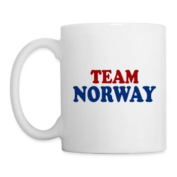 Team norway - Mug blanc - blanc - Gauche
