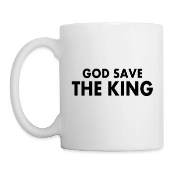 god save the king - Mug - white - Left