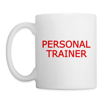 Personal trainer - Mug blanc - blanc - Gauche