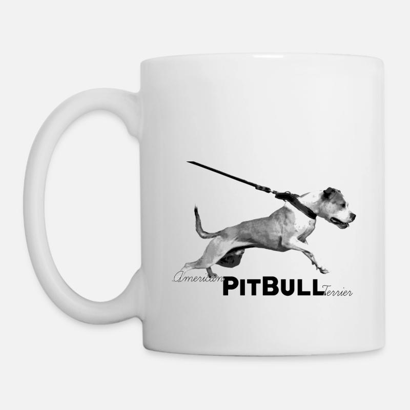 American Pitbull Terrier - Tasse - Weiß