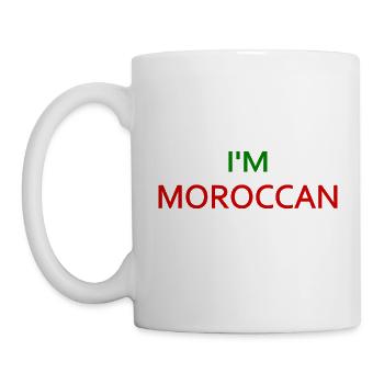 I'm moroccan - Mug - white - Left
