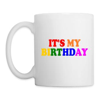 It's my birthday - Tasse - Weiß - Links