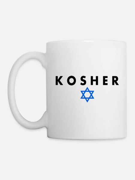 Kosher - Tasse - Weiß