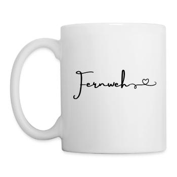 Fernweh... - Tasse - Weiß - Links