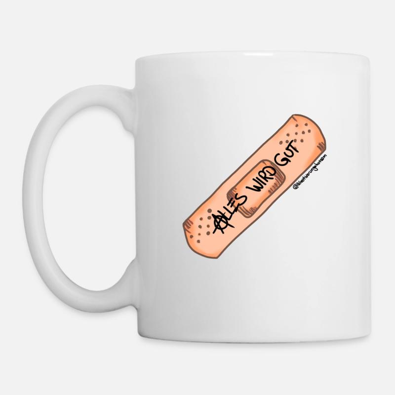 Pflaster - Tasse - Weiß