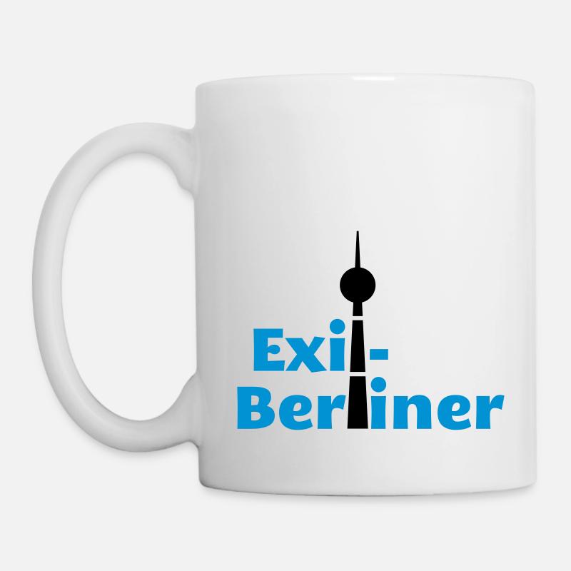 Berlin - Exil-Berliner - Tasse - Weiß