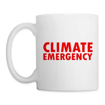 Climate emergency - Mug blanc - blanc - Gauche