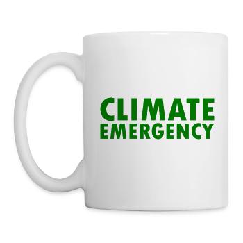 Climate emergency - Mug blanc - blanc - Gauche