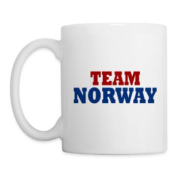 Team norway - Mug blanc - blanc - Gauche