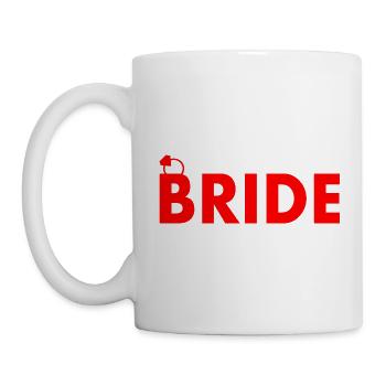 Bride - Tasse - Weiß - Links