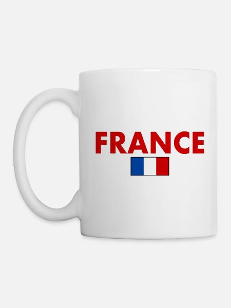 Frankreich - Tasse - Weiß