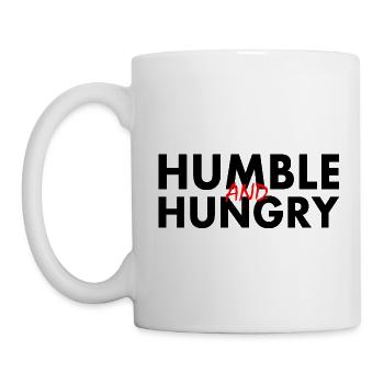 Humble and hungry - Mug - white - Left