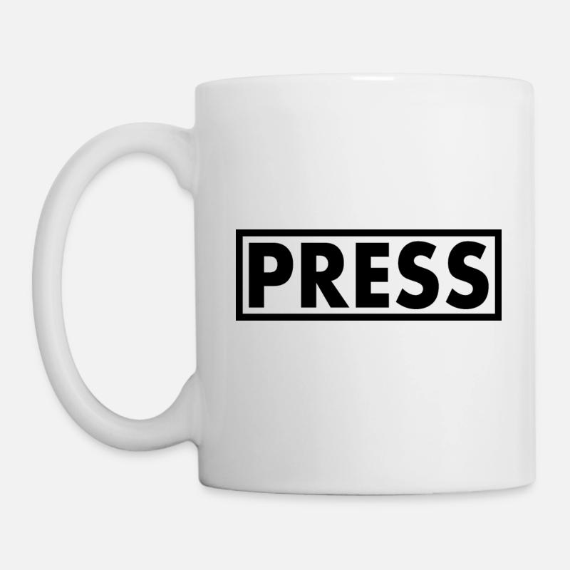 Press - Mug blanc - blanc