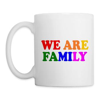 We are family lgbt - Mug - white - Left