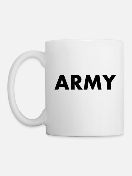 Army - Tasse - Weiß