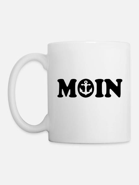 Moin - Tasse - Weiß