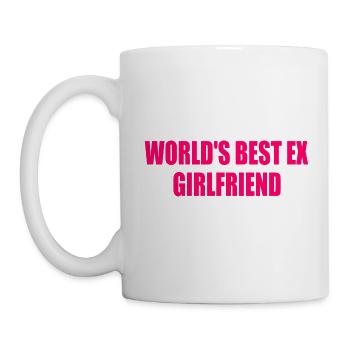world's best ex girlfriend - Mug blanc - blanc - Gauche