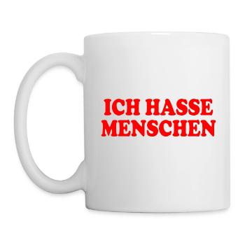 I hate people - Mug - white - Left