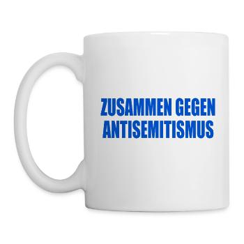 zusammen gegen antisemitismus - Tasse - Weiß - Links