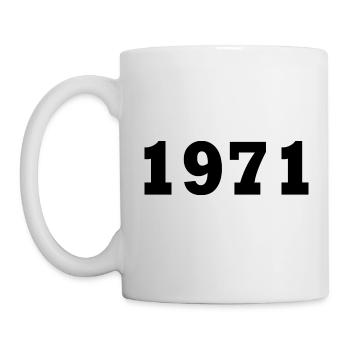 1971 - Tasse - Weiß - Links