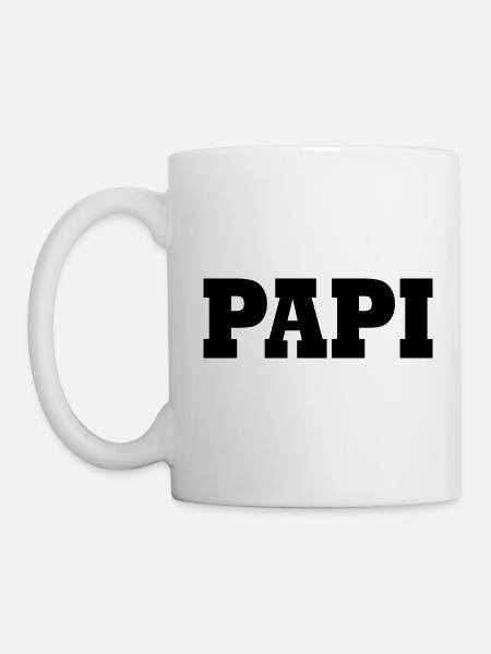 Papi - Tasse - Weiß