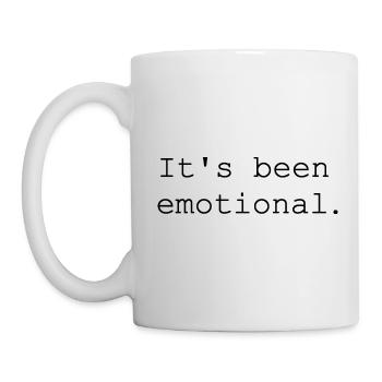 Ça a été émouvant. - Mug blanc - blanc - Gauche