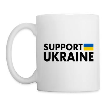 Support ukraine - Tasse - Weiß - Links
