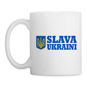 Slava ukraini - Mug - white - Left
