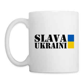 Slava ukraini - Mug - white - Left