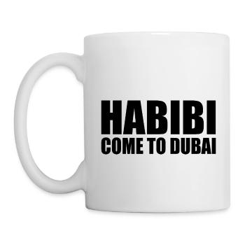 habibi come to dubai - Mug - white - Left
