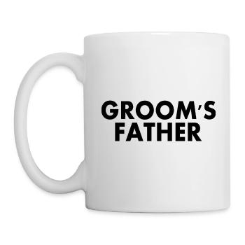 Grooms father - Mug blanc - blanc - Gauche