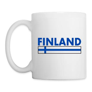 Finnland - Tasse - Weiß - Links