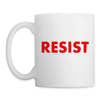 Resist - Tasse - Weiß - Links