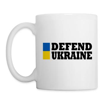 Defend ukraine - Mug - white - Left