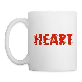 Heart - Tasse - Weiß - Links