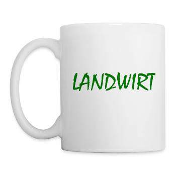 Landwirt - Tasse - Weiß - Links