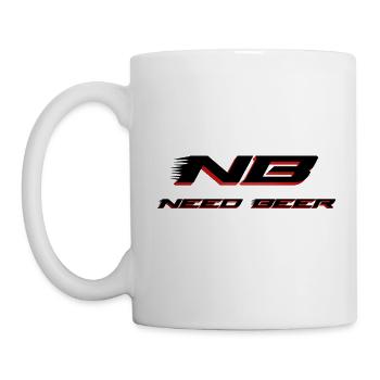 NB need beer braucht bier - Mug - white - Left