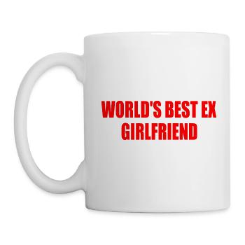 worlds best ex girlfriend - Mug blanc - blanc - Gauche