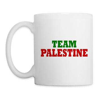 Palestina - team palestine - Tasse - Weiß - Links