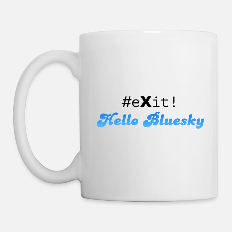 #eXit ! - Mug blanc - blanc