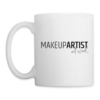 Makeup artist at work - Mug - white - Left