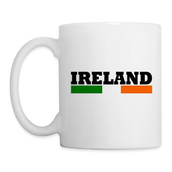 Cool Ireland flag - Mug - white - Left