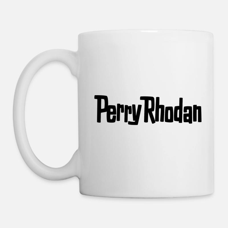Perry Rhodan Logo schwarz - Tasse - Weiß