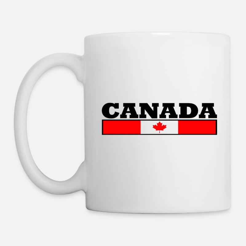 Drapeau du Canada - Mug blanc - blanc