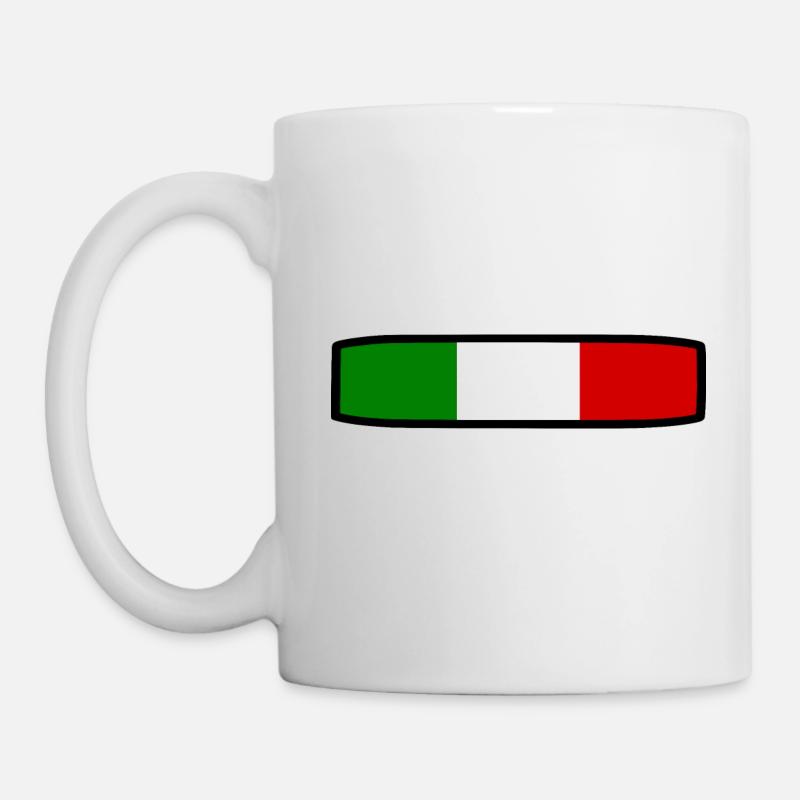 Drapeau Italie - Mug blanc - blanc