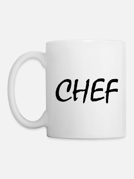 Chef - Tasse - Weiß
