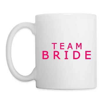 Team bride - Tasse - Weiß - Links